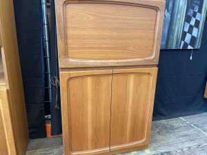 Noblett mid-century teak display cabinet - 3