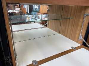 Noblett mid-century teak display cabinet - 5