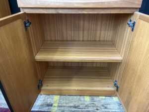 Noblett mid-century teak display cabinet - 6