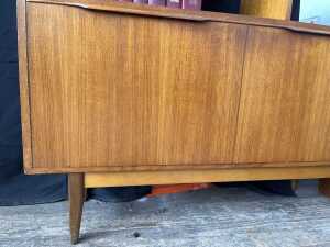 Macrob mid-century teak room divider or wall unit - 4