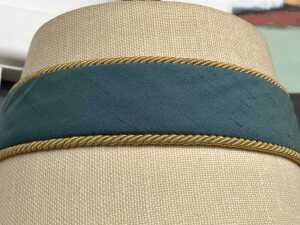 Mid-century Bitossi ceramic lamp with fabric shade - 5