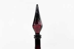 Mid-century Empoli amethyst fishtail genie bottle - 2
