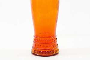 Mid-century Empoli orange 'Joker' genie bottle - 4