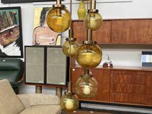 Mid-century cascading chandelier - 2