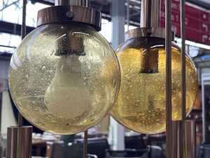 Mid-century cascading chandelier - 4