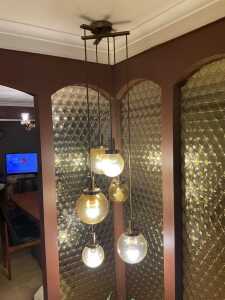 Mid-century cascading chandelier - 5