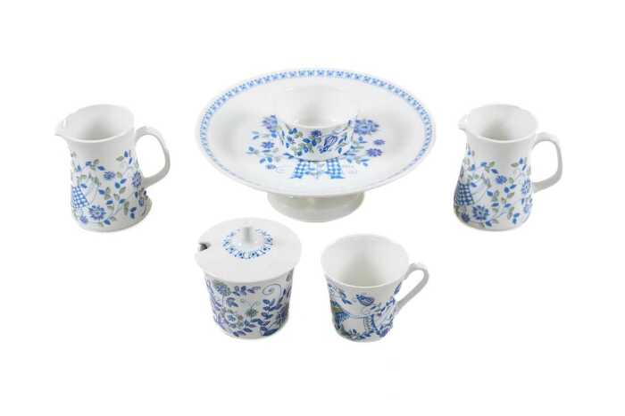 Mid-century Figgjo Norway 'Lotte' porcelain pieces