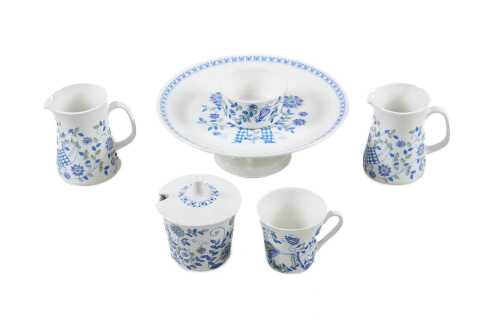 45 · Mid-century Figgjo Norway 'Lotte' porcelain pieces