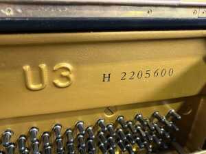 Yamaha U3 professional upright piano - 7