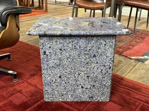 56 · Blue granite side table, 1970s