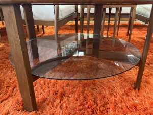 Chiswell mid-century circular coffee table - 3
