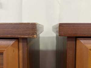 Pair of mid-century teak bedside cabinets - 5