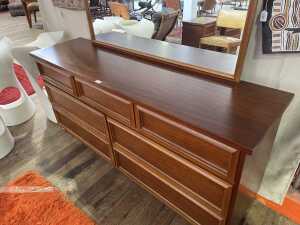 Mid-century dressing table with mirror - 2