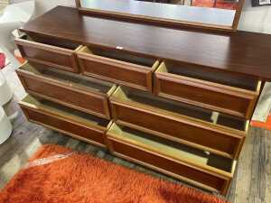 Mid-century dressing table with mirror - 4