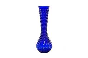 Two mid-century Empoli glass vases in cobalt and amethyst - 2