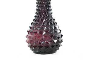 Two mid-century Empoli glass vases in cobalt and amethyst - 5