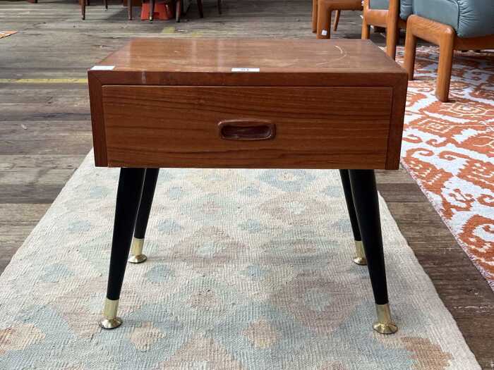 Mid-century teak bedside or side table