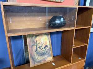 Macrob mid-century teak wall unit or room divider - 2