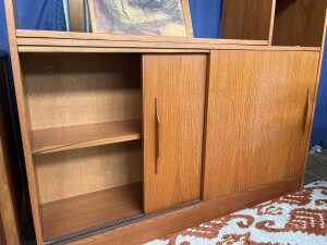 Macrob mid-century teak wall unit or room divider - 3