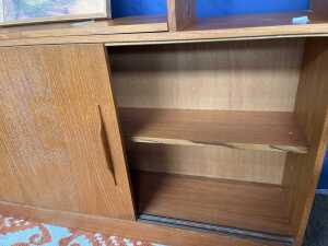 Macrob mid-century teak wall unit or room divider - 4
