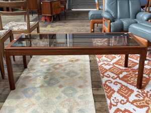 Noblett mid-century teak coffee table