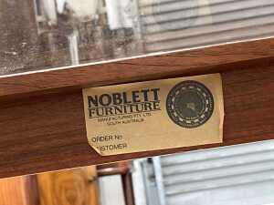 Noblett mid-century teak side table - 5