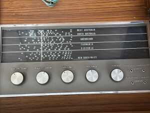 Kriesler Futureline Multi-Sonic mid-century teak stereogram - 4