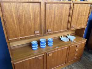 Parker mid-century teak buffet and hutch - 2