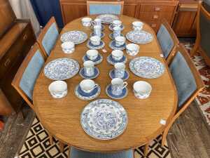 Parker mid-century teak dining suite - 2