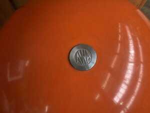 Mid-century AWA Moon speaker on metal cross base - 3