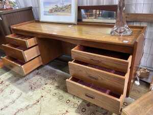 Moderntone mid-century teak dressing table, 1960s - 4
