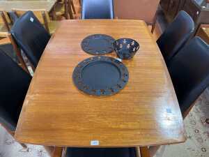 Burgess mid-century teak seven piece dining suite - 2