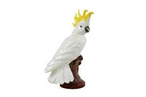Goode Ceramic's handmade sulphur-crested Cockatoo figure
