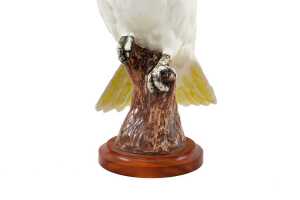 Goode Ceramic's handmade sulphur-crested Cockatoo figure - 4