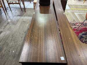 Rula mid-century blackwood dressing table with stool - 5