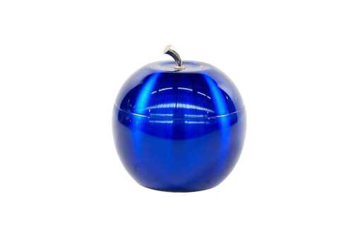 Novo mid-century blue anodised aluminium blueberry ice bucket