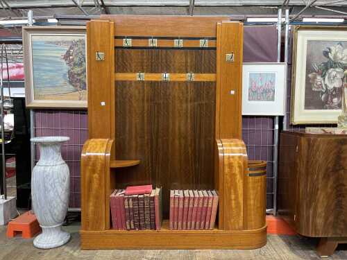 Impressive Australian Art Deco hall stand