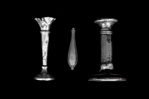 Sterling silver and silver tone pieces