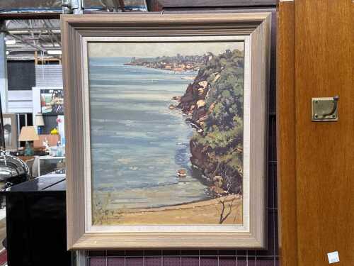 John Duncan Firth (1936- ), Painters Corner Mentone 100 Years On, oil painting on canvas