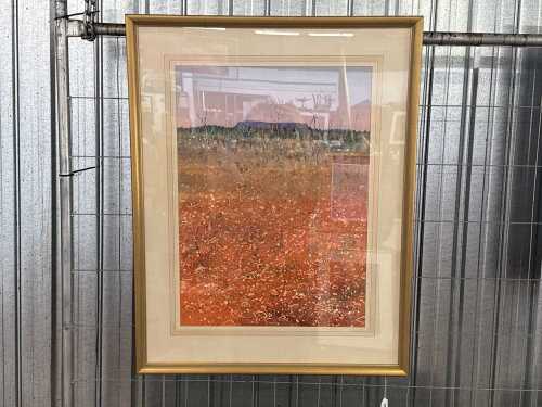 Ben Shearer (1941-), Mt Connor N.T., 1985. Watercolour painting on paper