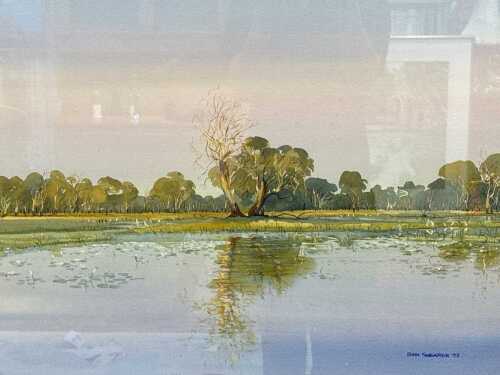 Ben Shearer (1941-), Morning Kakadu, N.T., 1993. Watercolour painting on paper