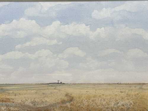 Ben Shearer (1941-), Brunette Downs, 1989. Watercolour painting on paper