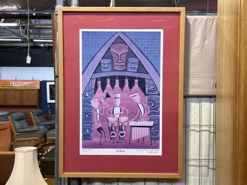 Shag (AKA Josh Agle), Three Musicians, 1999, 413/500. Print on paper