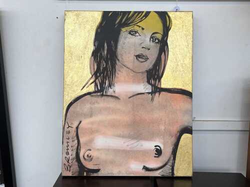 David Bromley (1960- ), Belinda. Acrylic painting on canvas