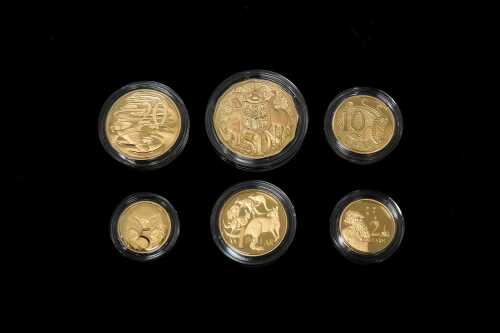2022 Australian Gold Proof coin set, 113.56g