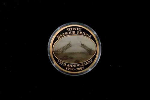 75th Anniversary of the Sydney Harbour Bridge 2007 $100 0.999 gold proof coin, 1oz