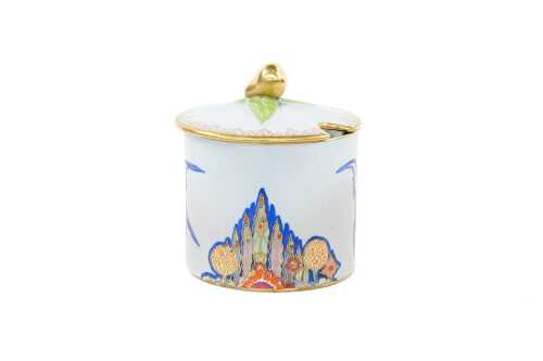 Carlton Ware Handcraft porcelain condiment pot