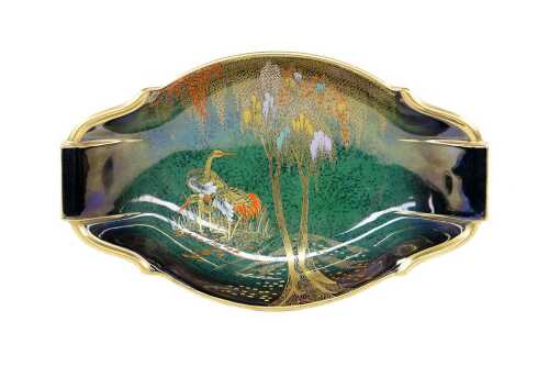 Carlton Ware Vert Royale 'New Heron' dish