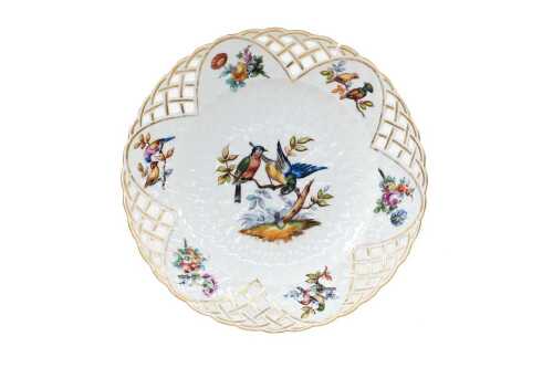 KPM German hand painted porcelain plate