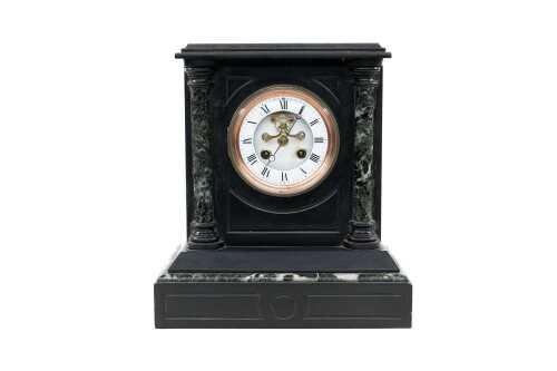 19th century French slate mantel clock